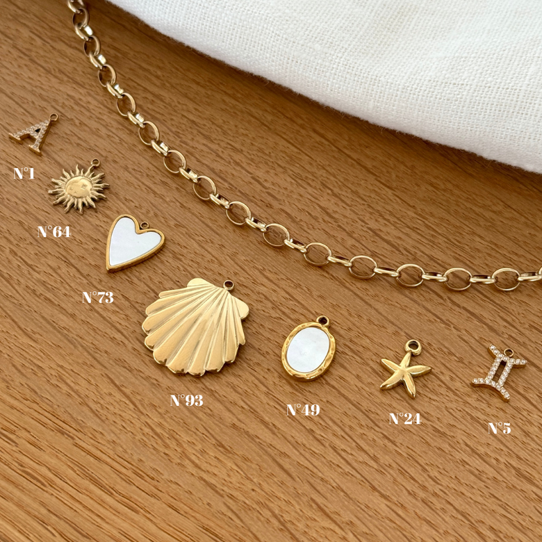 Charms divers acier, vue 5