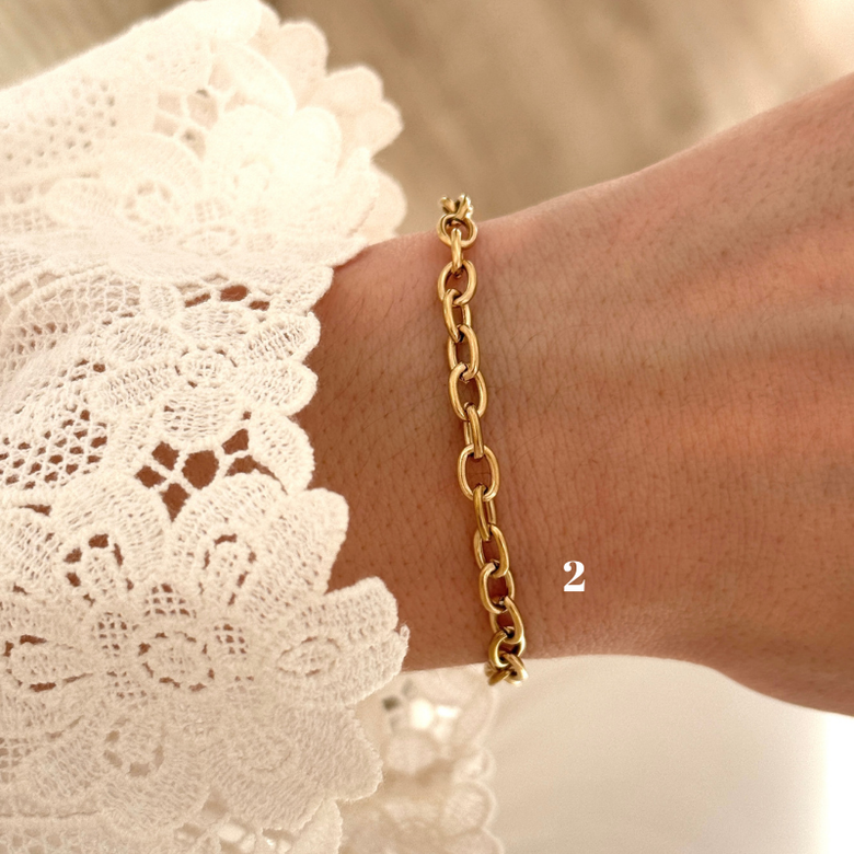 Bracelet charms personnalisable acier, vue 9