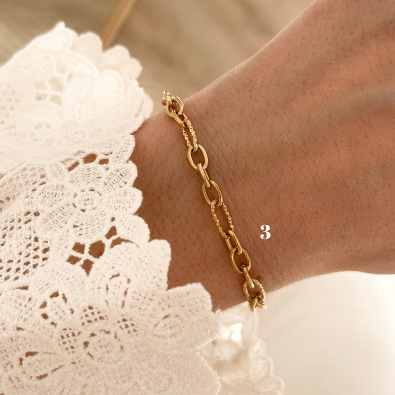 Bracelet charms personnalisable acier, vue 10