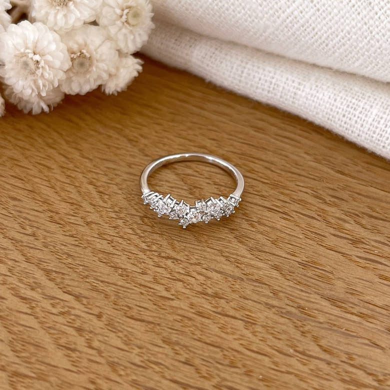 Bague "Garance" argent, vue 3
