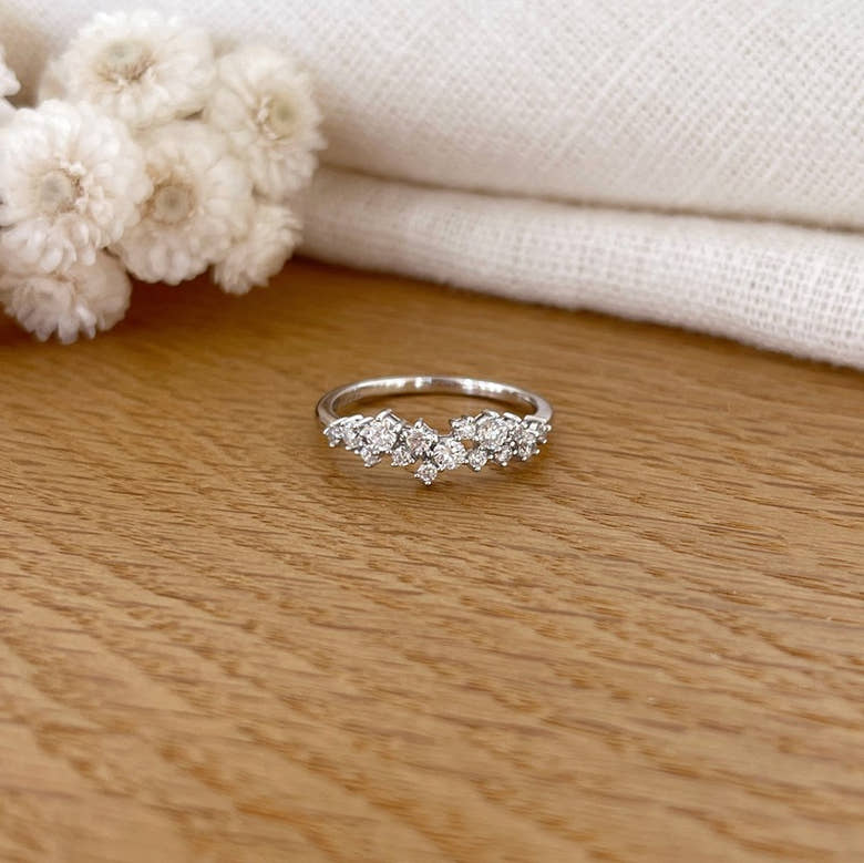 Bague "Garance" argent, vue 2