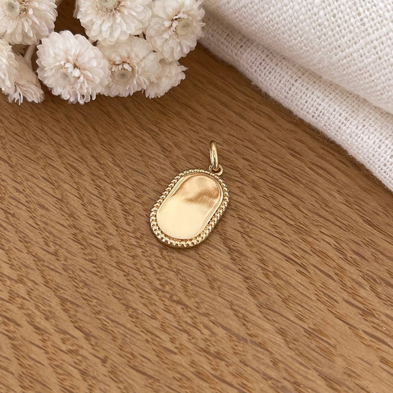 Pendentif "Jodi" plaqué or