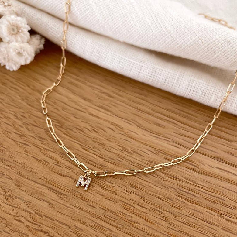 Collier "Eliott" plaqué or
