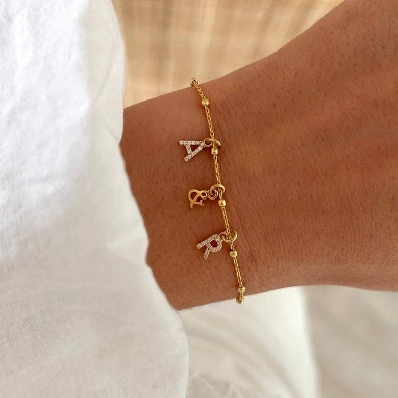 Bracelet "Luce" plaqué or