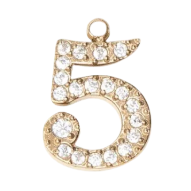 Charms "Chiffres" acier, vue 7