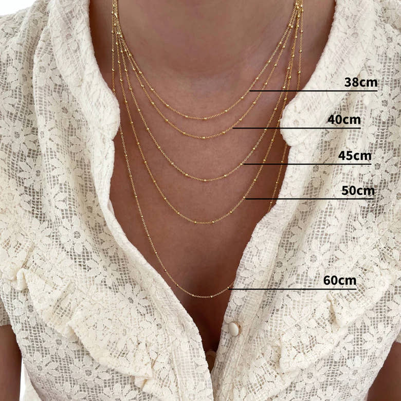 Collier "Luce" argent, vue 4
