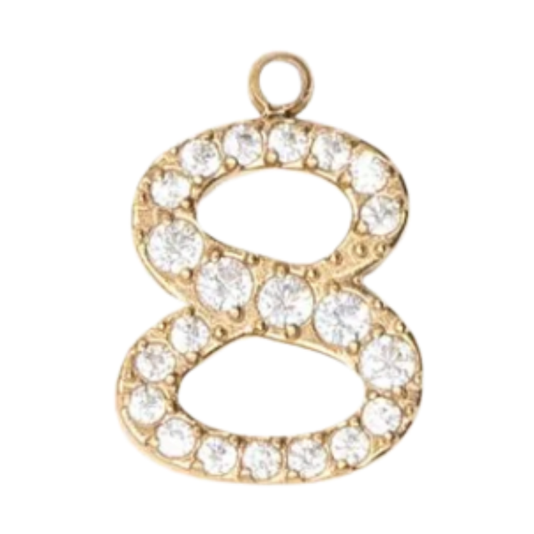 Charms "Chiffres" acier, vue 10