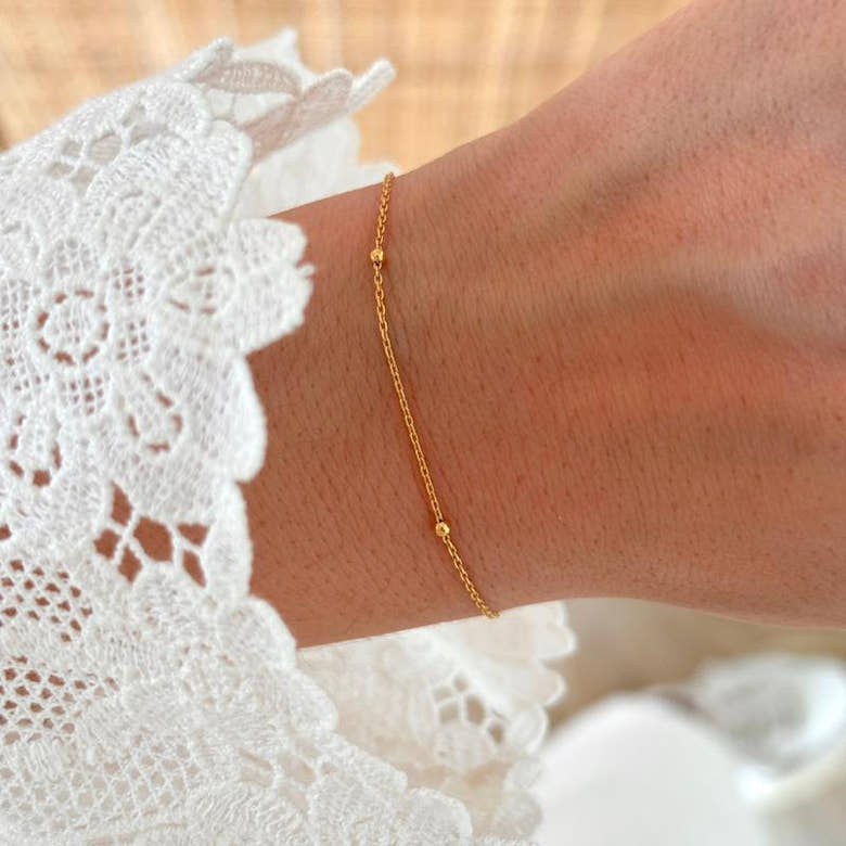 Bracelet "Aylan" plaqué or