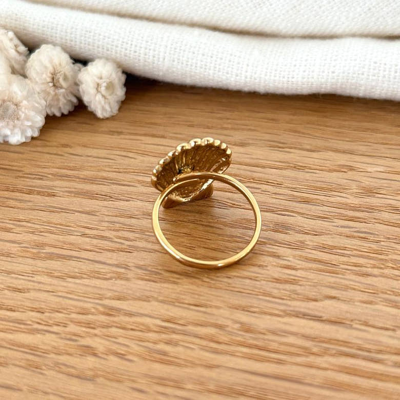 Bague "Azura" acier, vue 3