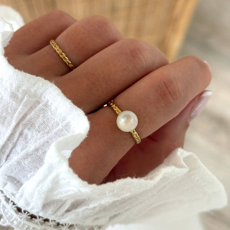 Bague "Cassandre" acier, vue 2