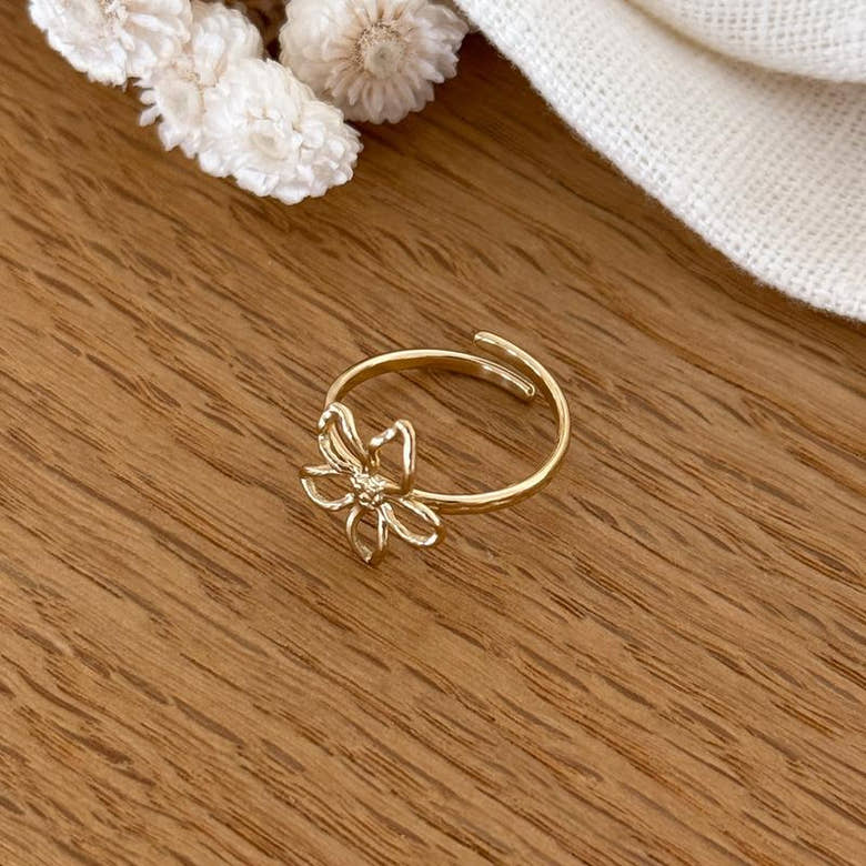 Bague "Eline" acier, vue 2