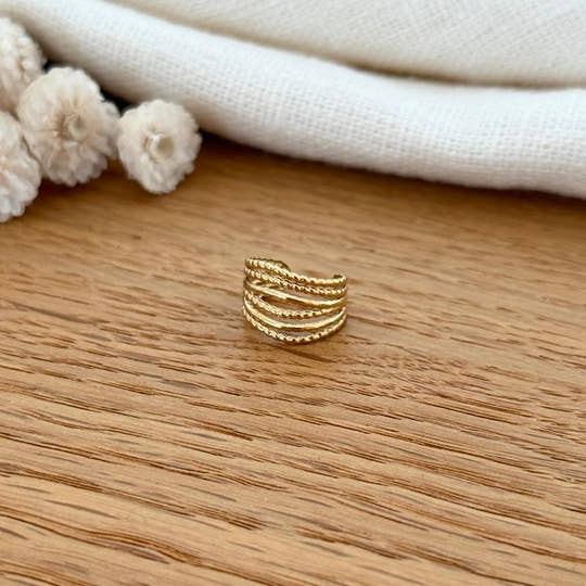 Bague d'oreille "Olivia" acier