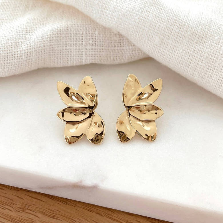 Boucles d'oreilles "Minia" acier, vue 2