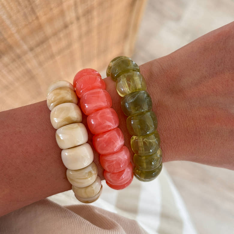 Bracelet "Alia" résine, vue 3