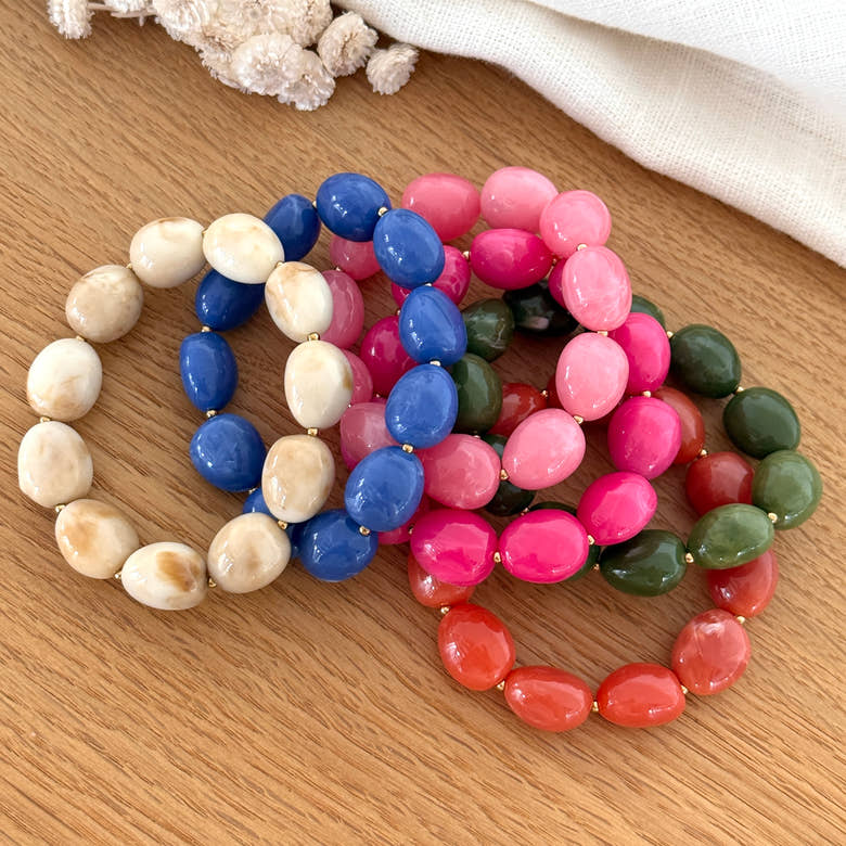 Bracelet "Clara" résine, vue 2
