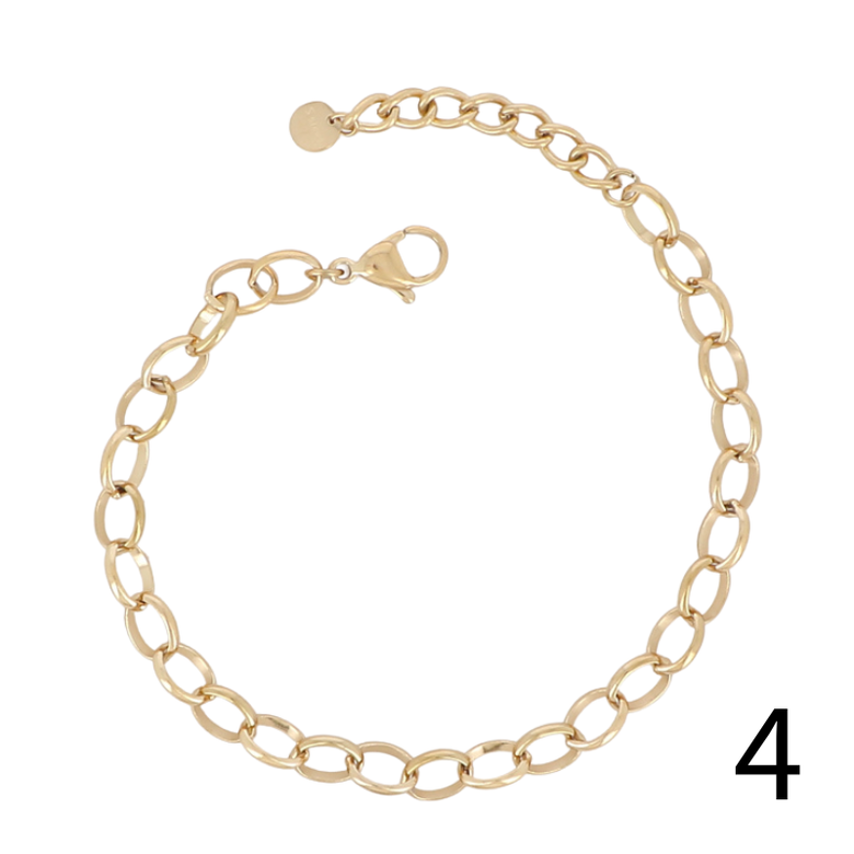 Bracelet chaine acier, vue 9