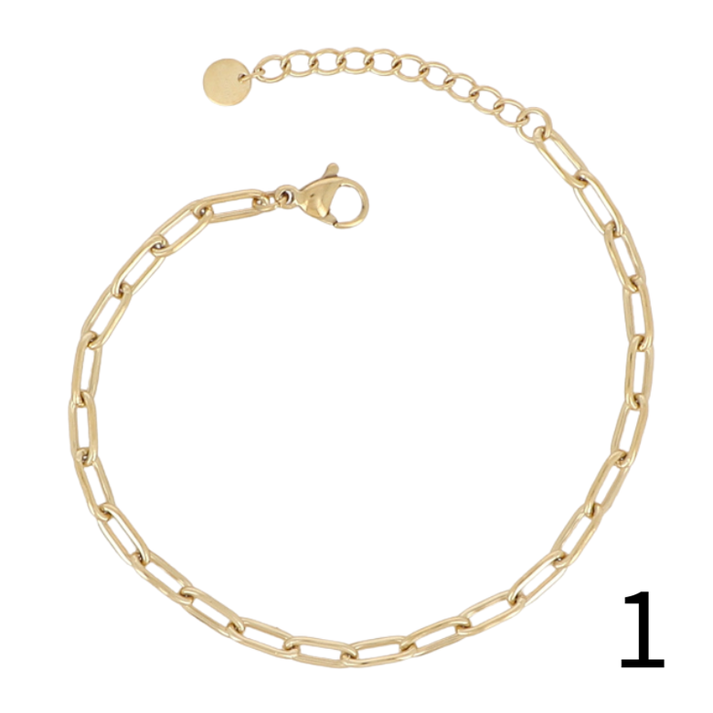 Bracelet chaine acier, vue 6