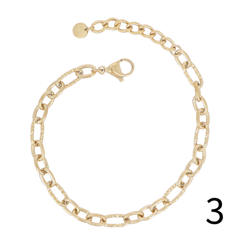 Bracelet chaine acier, vue 8