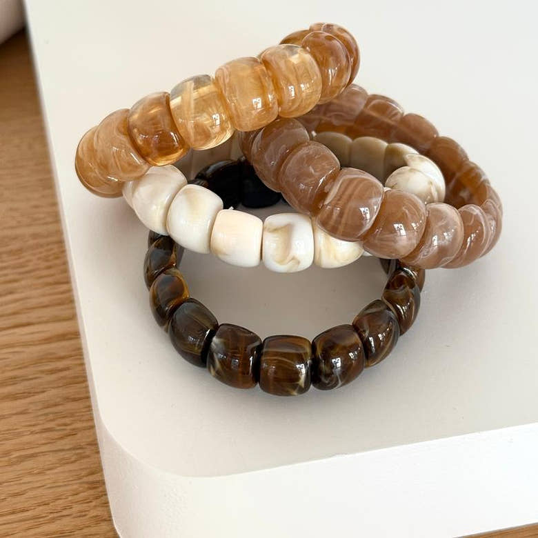 Bracelet "Alia" caramel, vue 2
