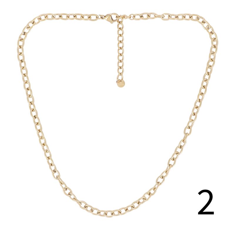 Collier chaine acier, vue 7