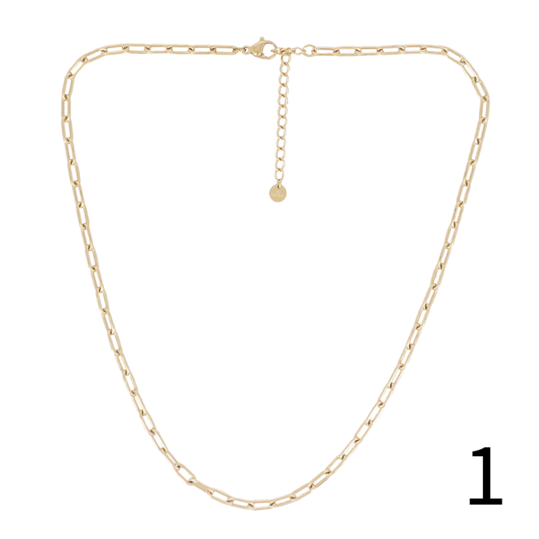 Collier chaine acier, vue 6