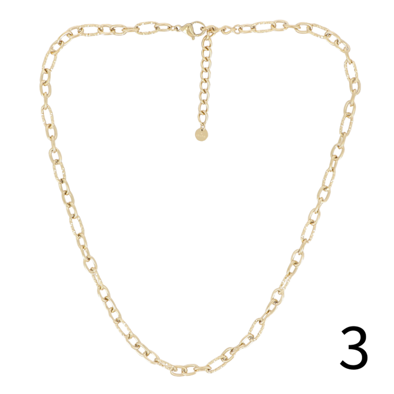 Collier chaine acier, vue 8