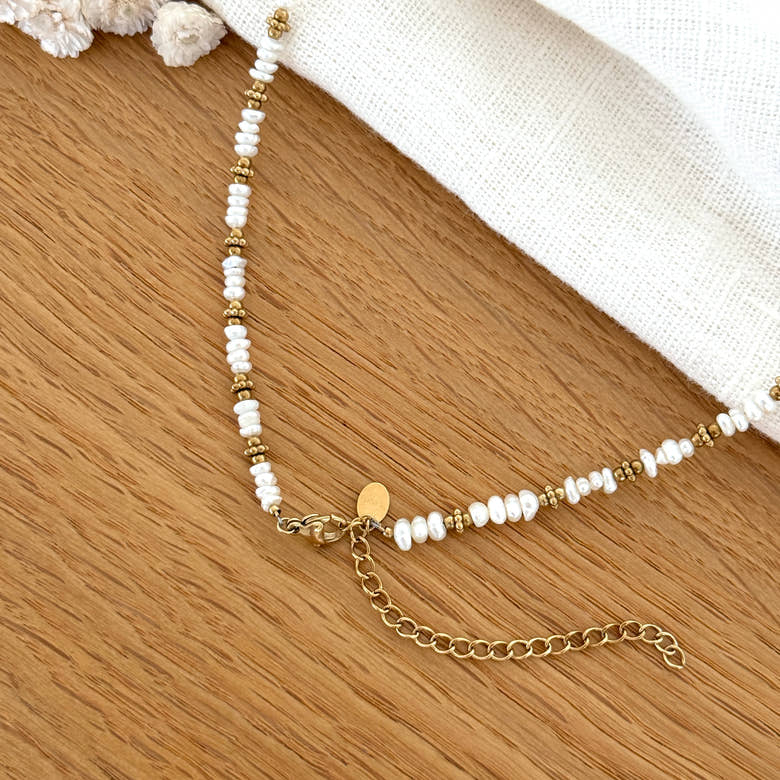 Collier "Emilie" acier, vue 3