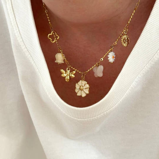 Collier "Eloria" acier