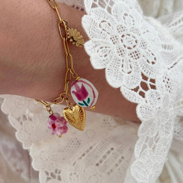 Bracelet "Valentina" acier, vue 2