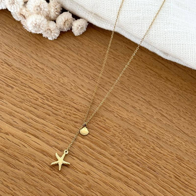 Collier "Aloha" acier, vue 2