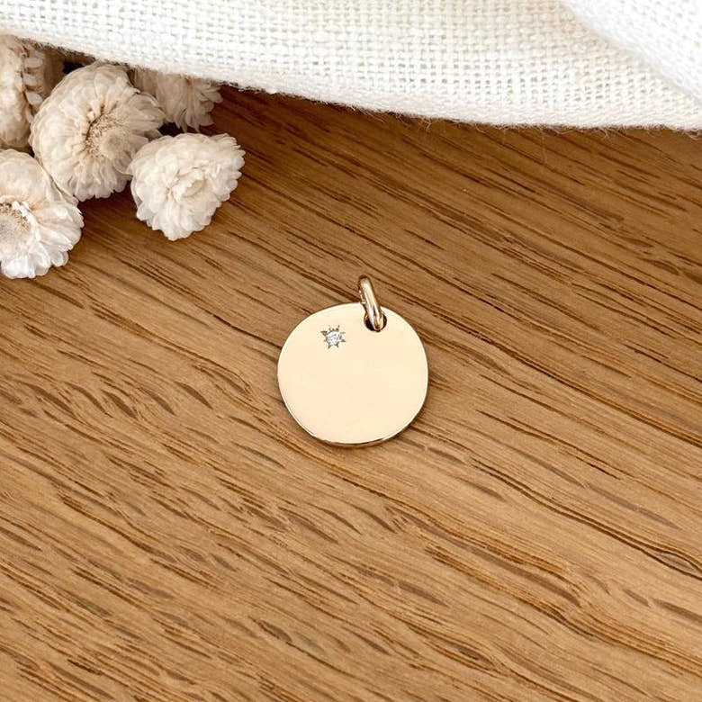 Pendentif "Star" plaqué or