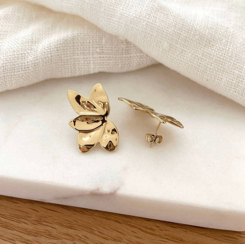 Boucles d'oreilles "Minia" acier, vue 3