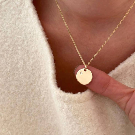 Collier "Star" plaqué or