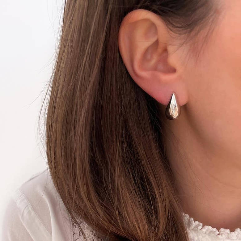 Boucles d'oreilles "Edith" argent