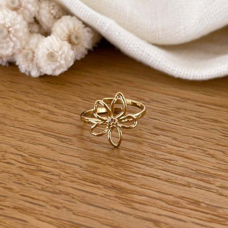 Bague "Eline" acier, vue 3