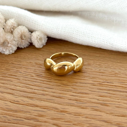 Bague "Malia" acier