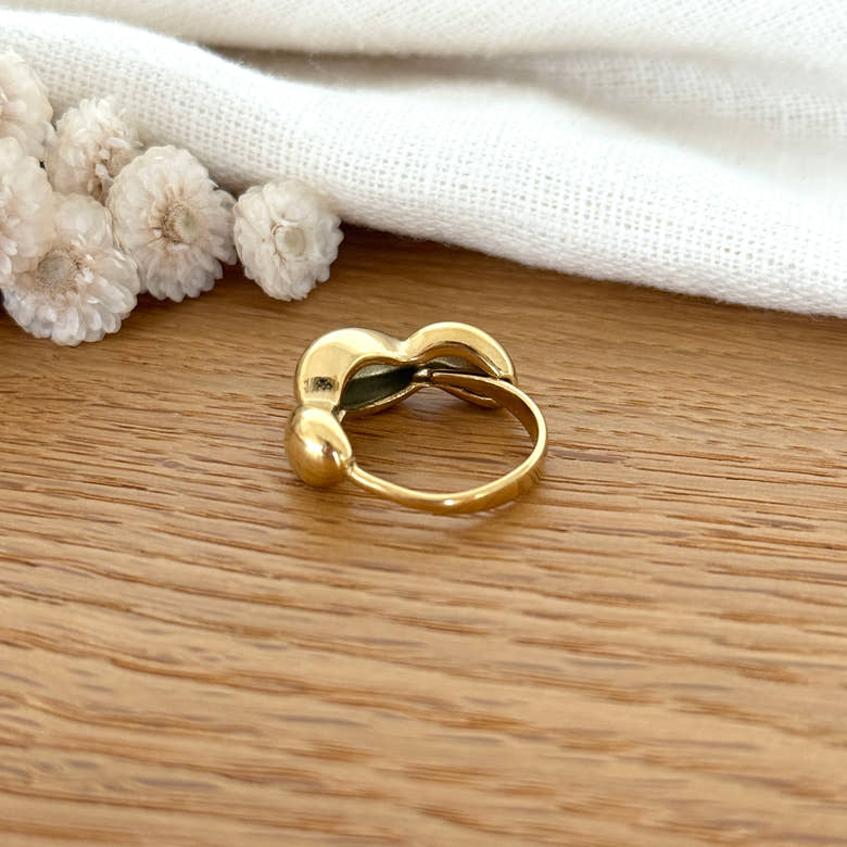 Bague "Malia" acier, vue 3