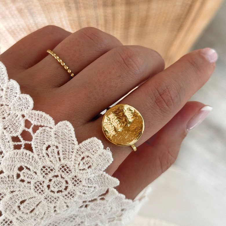 Bague "Leonard" acier, vue 2