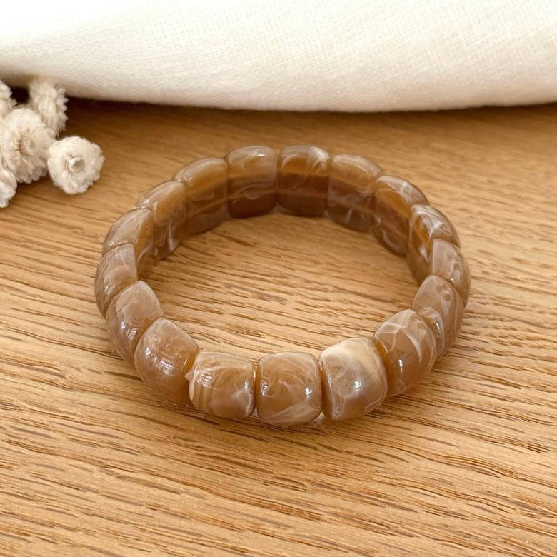 Bracelet "Alia" taupe, vue 2