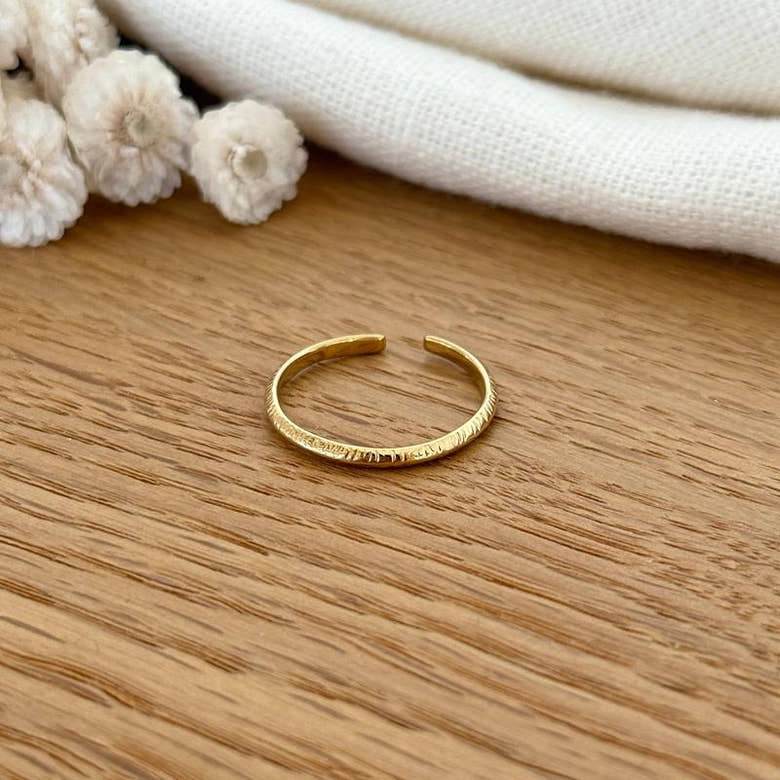 Bague "Ysa" acier, vue 2