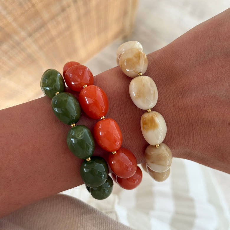 Bracelet "Clara" résine, vue 7
