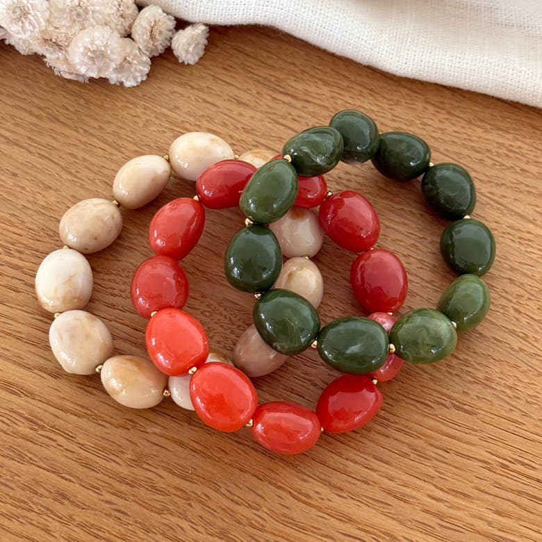 Bracelet "Clara" résine, vue 8