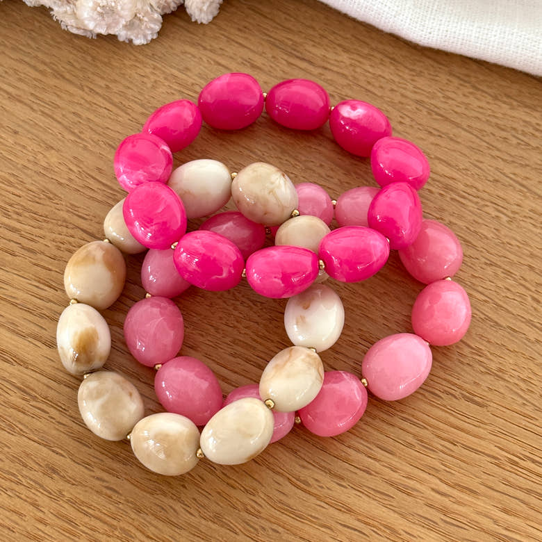 Bracelet "Clara" résine, vue 4