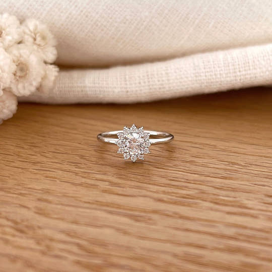 Bague "Sixtine" argent