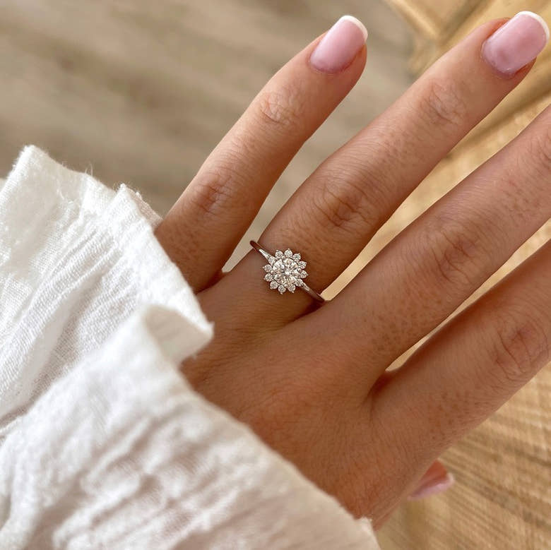 Bague "Sixtine" argent, vue 2