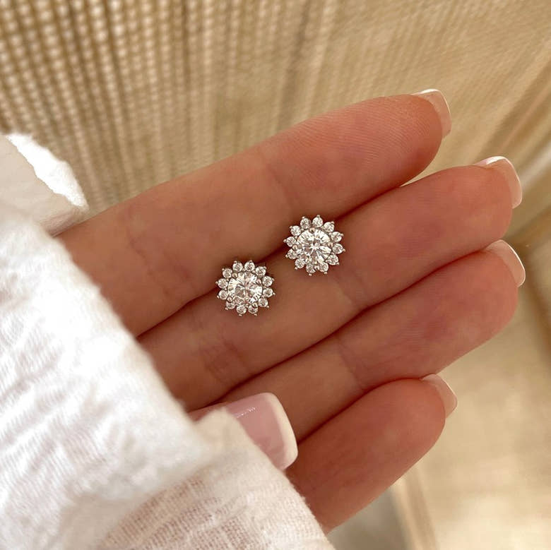 Boucles d'oreilles "Sixtine" argent