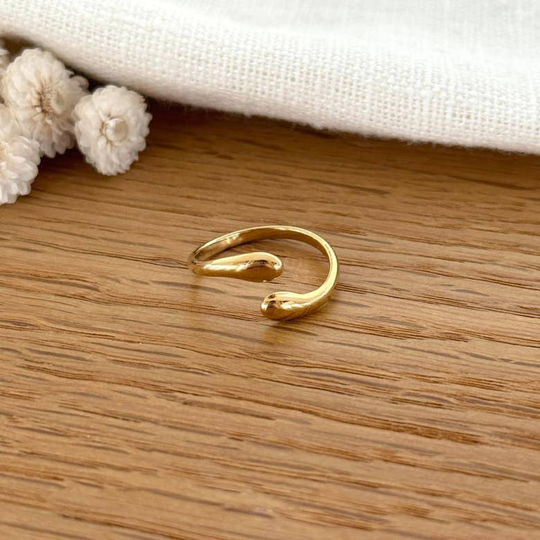 Bague "Lorna" acier