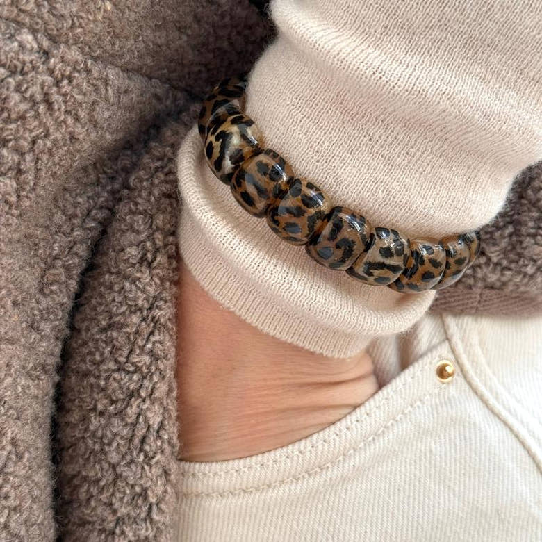 Bracelet "Alia" léopard, vue 2