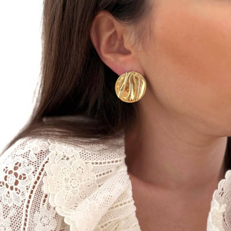 Boucles d'oreilles "Oréa" acier
