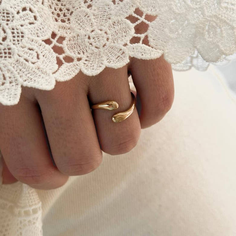 Bague "Lorna" acier, vue 3